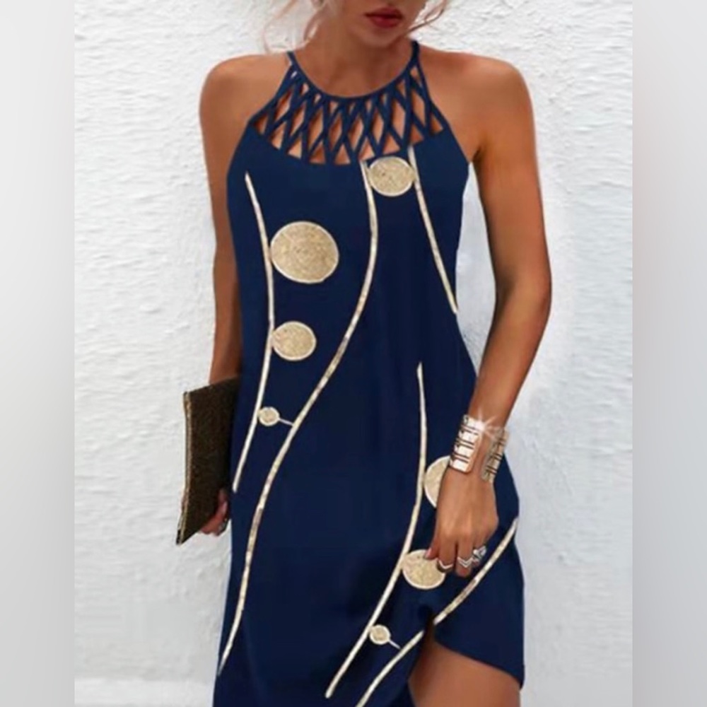 Halter neck dress